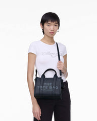 Marc Jacobs Outlet - The Leather Small Tote Bag Blue Sea