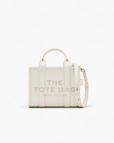 Marc Jacobs US - The Leather Small Tote Bag Cotton/Silver