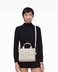 Marc Jacobs US - The Leather Small Tote Bag Cotton/Silver