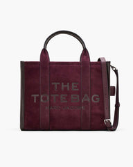 Marc Jacobs New - The Suede Medium Tote Bag Dark Plum
