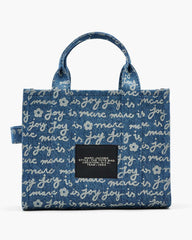 Marc Jacobs Discount - The Joy Denim Small Tote Bag Indigo Multi