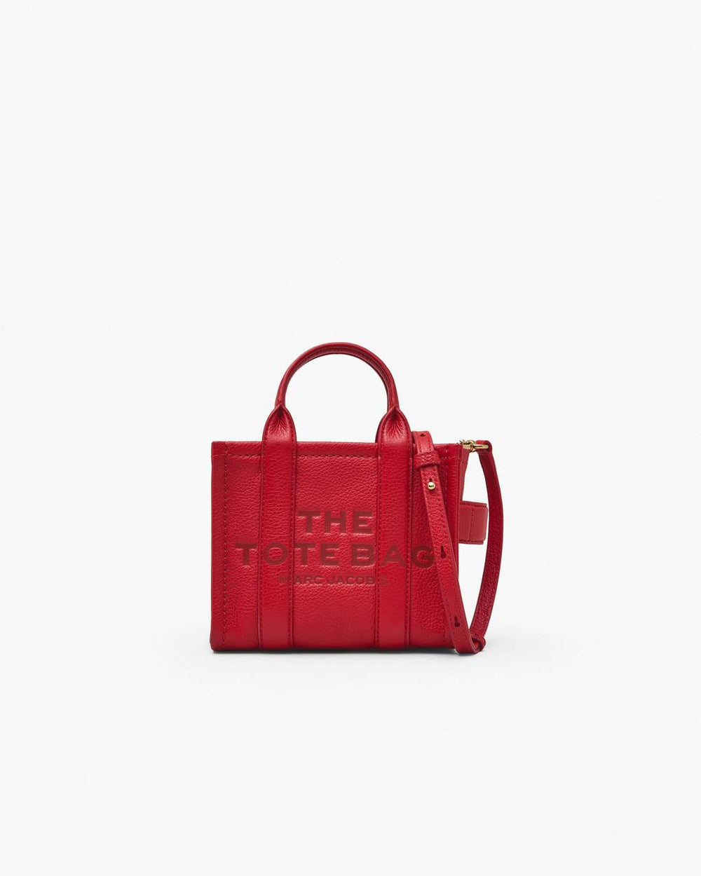 Marc Jacobs New - The Leather Crossbody Tote Bag True Red