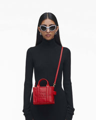 Marc Jacobs New - The Leather Crossbody Tote Bag True Red