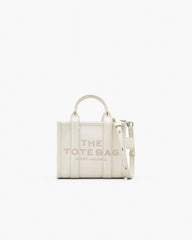 Marc Jacobs Online - The Leather Crossbody Tote Bag Cotton/Silver