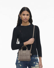 Marc Jacobs New - The Leather Crossbody Tote Bag Cement