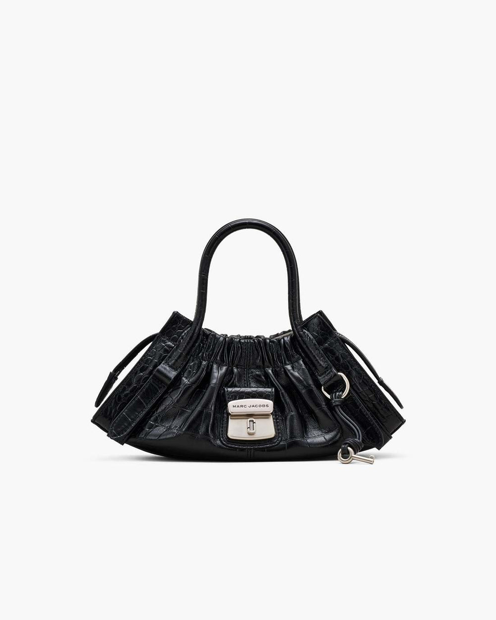 Marc Jacobs Discount - The Croc Cristina Small Satchel Black