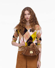 Marc Jacobs Outlet - The Suede Cristina Small Satchel Copper