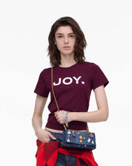 Marc Jacobs For Sale - The Trinket Charm Denim Dual Chain Mini Bag Medium Wash Multi