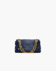 Marc Jacobs For Sale - The Trinket Charm Denim Dual Chain Mini Bag Medium Wash Multi