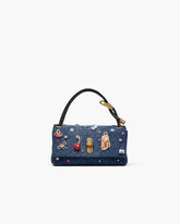 Marc Jacobs Online - The Trinket Charm Denim Mini Dual Bag Medium Wash Multi