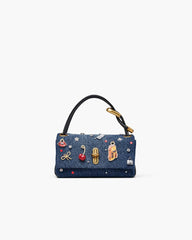 Marc Jacobs Online - The Trinket Charm Denim Mini Dual Bag Medium Wash Multi