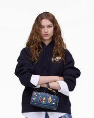 Marc Jacobs Online - The Trinket Charm Denim Mini Dual Bag Medium Wash Multi