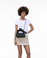 Marc Jacobs Discount - The Bow Nylon Mini Sack Bag Black