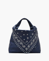Marc Jacobs Outlet - The Bandana Sack Bag Navy Multi