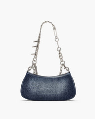 Marc Jacobs Discount - The Faded Denim Charm Shoulder Bag Faded Vintage Indigo