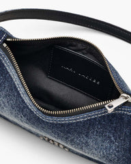 Marc Jacobs Discount - The Faded Denim Charm Shoulder Bag Faded Vintage Indigo
