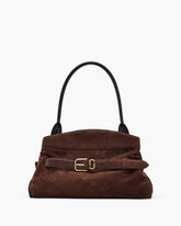 Marc Jacobs Online - The Suede Dakota Satchel Dark Brown