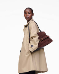Marc Jacobs Online - The Suede Dakota Satchel Dark Brown