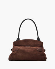 Marc Jacobs Online - The Suede Dakota Satchel Dark Brown