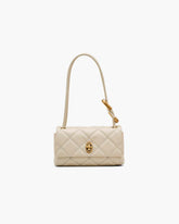 Marc Jacobs New - The Quilted Mini Dual Shoulder Bag Cloud White