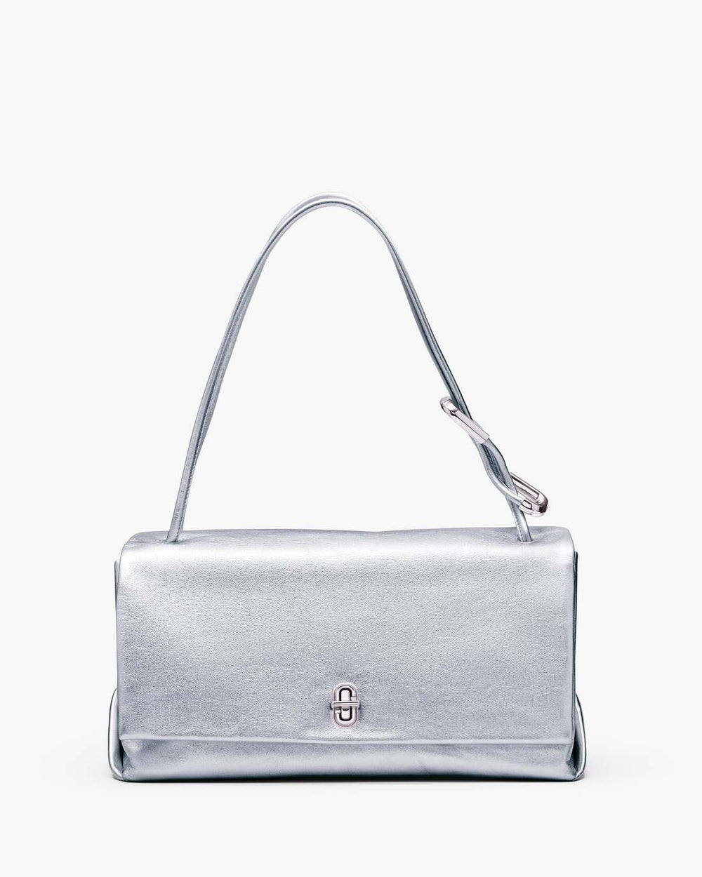 Marc Jacobs Sale - The Metallic Large Dual Bag Silver
