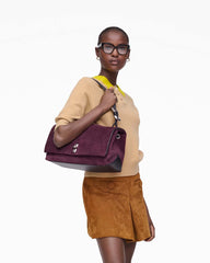 Marc Jacobs Outlet - The Suede Large Dual Dark Plum