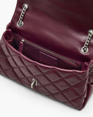 Marc Jacobs US - The Quilted Dual Convertible Shoulder Bag Dark Plum