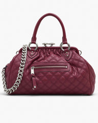 Marc Jacobs Sale - Re-Edition Quilted Leather Stam Bag Cherry