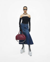 Marc Jacobs Sale - Re-Edition Quilted Leather Stam Bag Cherry