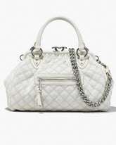 Marc Jacobs Discount - Re-Edition Quilted Leather Stam Bag Cloud White