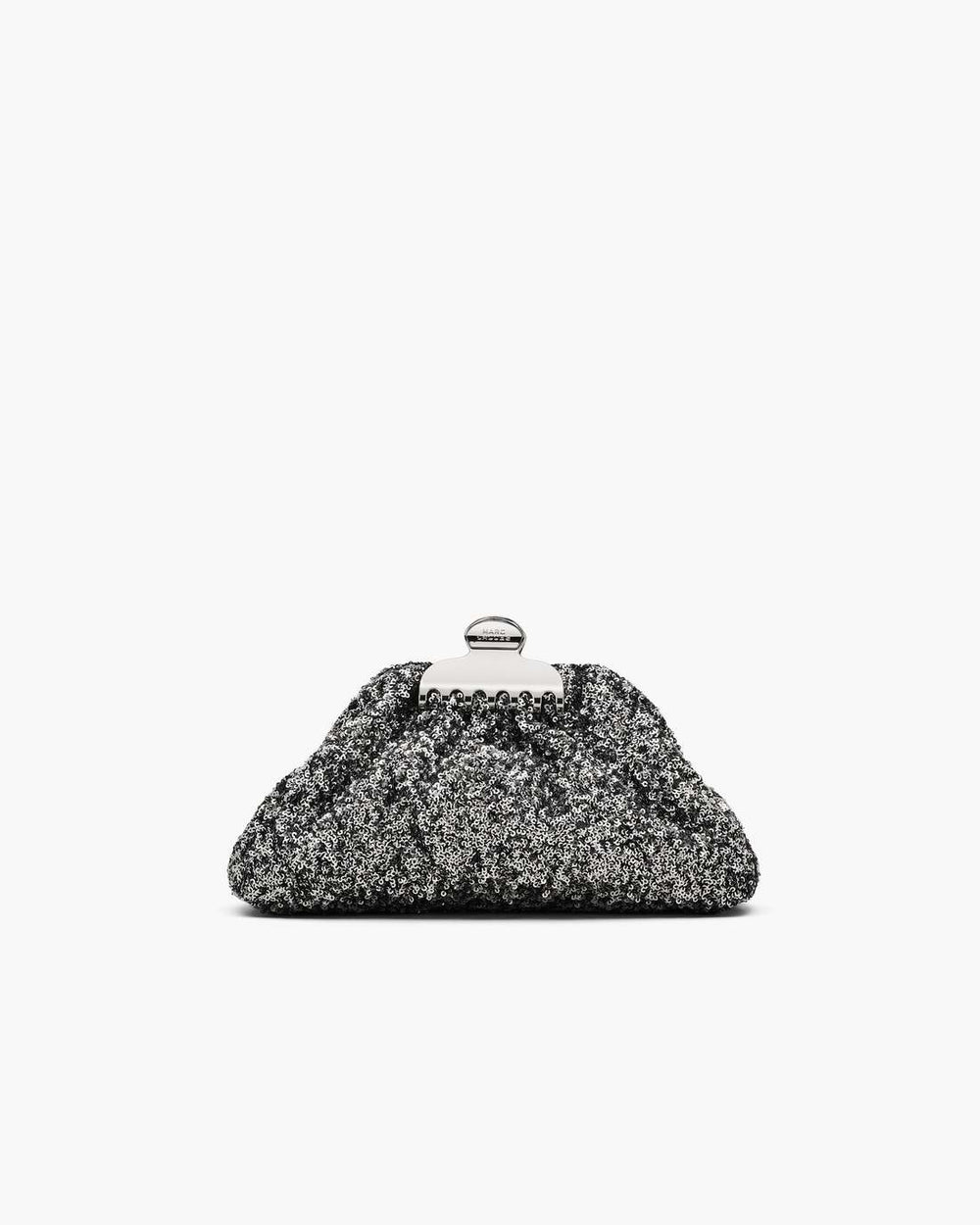 Marc Jacobs New - The Sequin Glam Small Clutch Silver