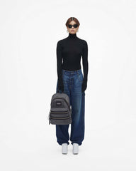 Marc Jacobs Outlet - The Biker Nylon Large Backpack Dark Shadow
