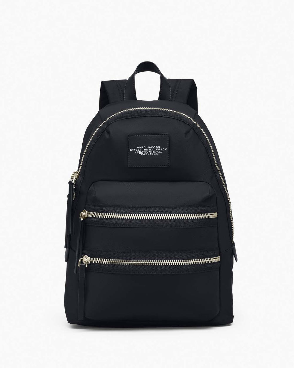 Marc Jacobs New - The Biker Nylon Large Backpack Black