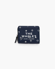 Marc Jacobs US - The Bandana Mini Compact Wallet Navy Multi