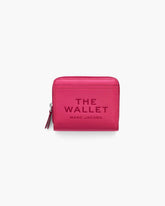Marc Jacobs New - The Leather Mini Compact Wallet Raspberry Pink