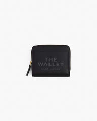 Marc Jacobs Sale - The Leather Mini Compact Wallet Black