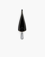 Marc Jacobs Discount - The Coated Glitter Everyday Top Zip Charm Wallet Silver