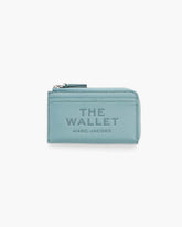 Marc Jacobs Sale - The Leather Top Zip Multi Wallet Sky Blue