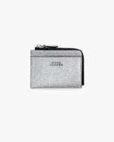 Marc Jacobs Online - The Coated Glitter Everyday Top Zip Wallet Silver