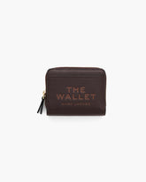Marc Jacobs Sale - The Leather Mini Compact Wallet Ganache