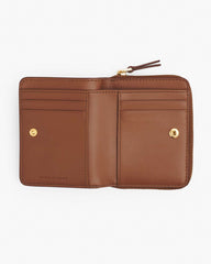 Marc Jacobs US - The Leather Mini Compact Wallet Argan Oil