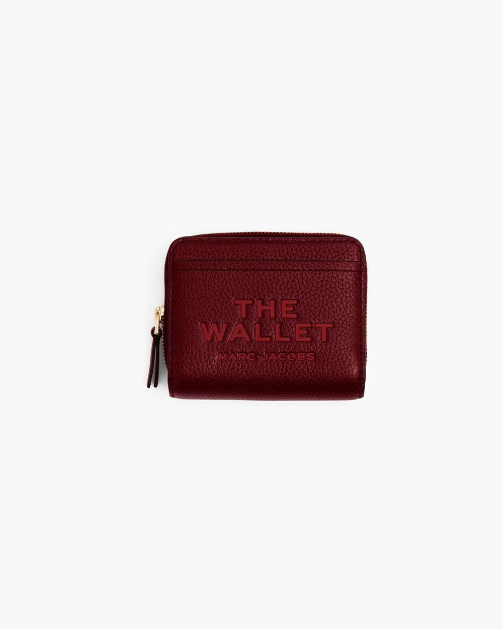 Marc Jacobs New - The Leather Mini Compact Wallet Cherry