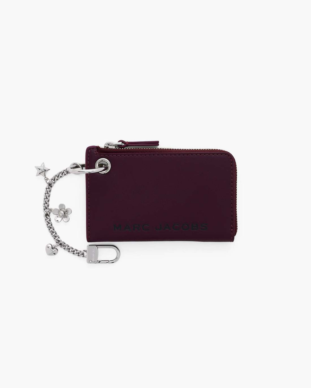 Marc Jacobs Online - The Top Zip Charm Wallet Dark Plum