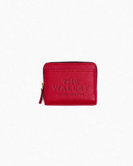 Marc Jacobs Discount - The Leather Mini Compact Wallet True Red
