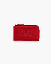 Marc Jacobs For Sale - The Leather Top Zip Multi Wallet True Red
