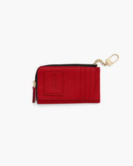 Marc Jacobs For Sale - The Leather Top Zip Multi Wallet True Red