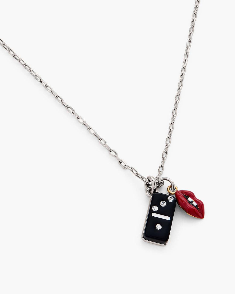 Marc Jacobs Sale - The Trinket Pendant Necklace Silver/Multi