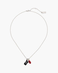 Marc Jacobs Sale - The Trinket Pendant Necklace Silver/Multi