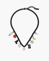 Marc Jacobs Sale - The Collector Charm Necklace Black Multi