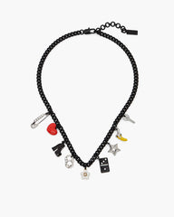 Marc Jacobs Sale - The Collector Charm Necklace Black Multi